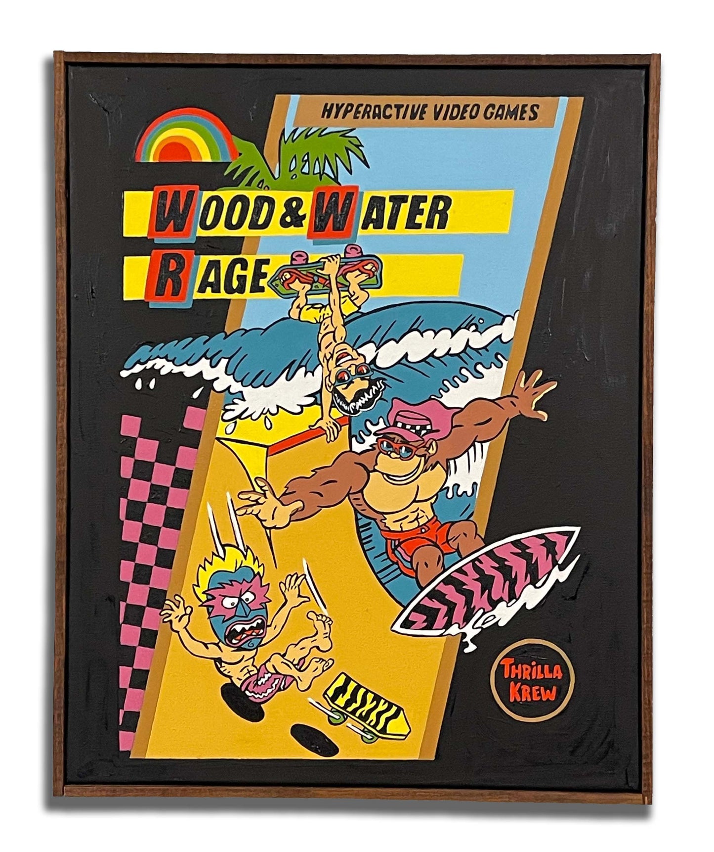 Wood Water Rage Painting