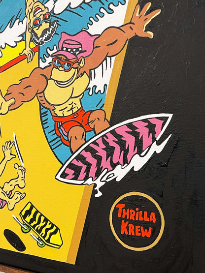 Wood Water Rage Painting – Thrilla Krew