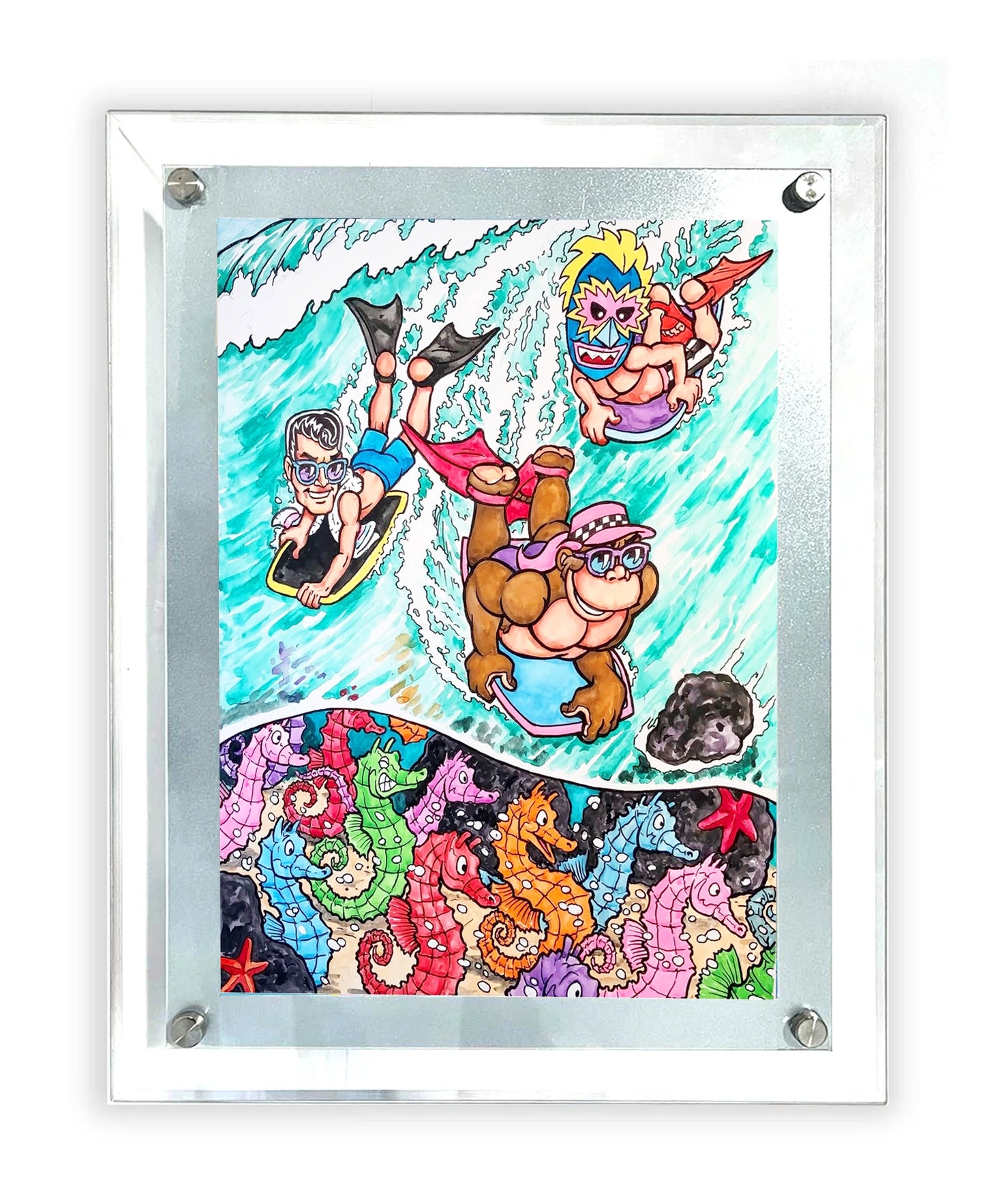 Sea Horse Traffic Light Box