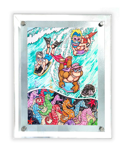 Sea Horse Traffic Light Box