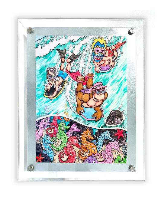 Sea Horse Traffic Light Box
