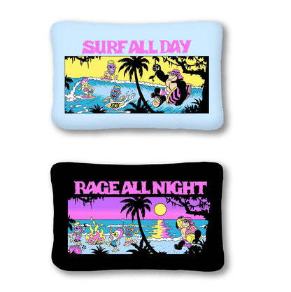 Surf All Day/ Rage All Night Pillow