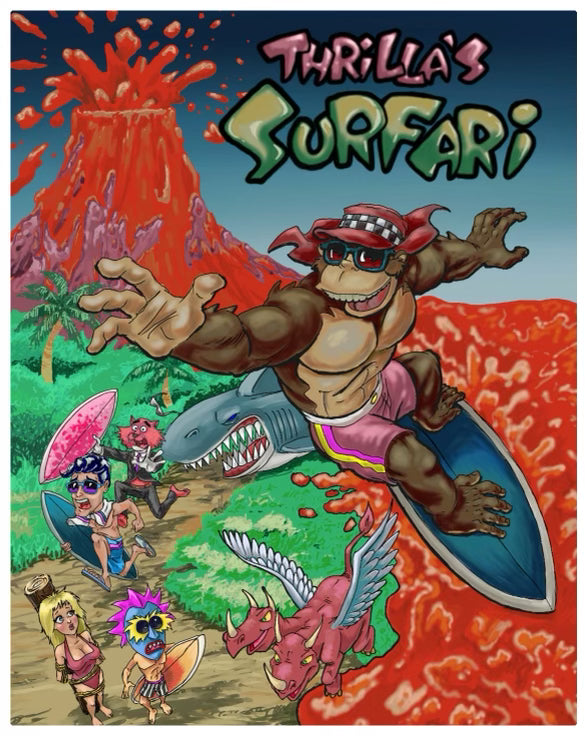 Thrilla's Surfari Skate Deck