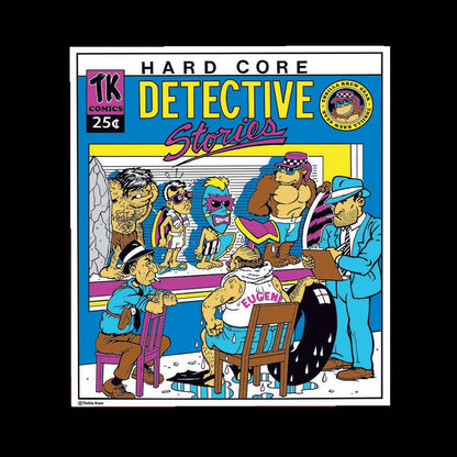 Hardcore Detective Vinyl Sticker