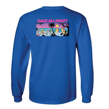 Surf All Day Rage All Night L/S (Royal Blue)