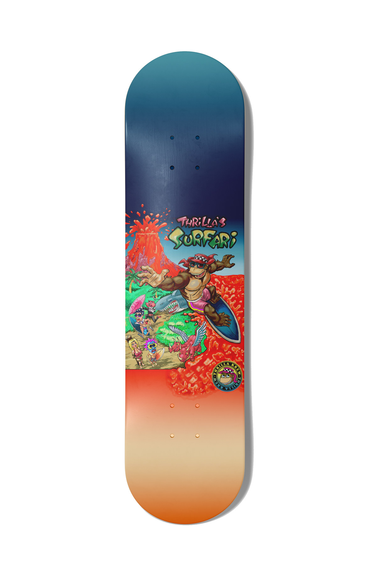 Thrilla's Surfari Skate Deck – Thrilla Krew