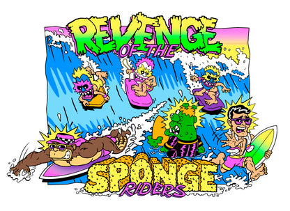 Revenge of The Sponge Riders Long Sleeve (Black)